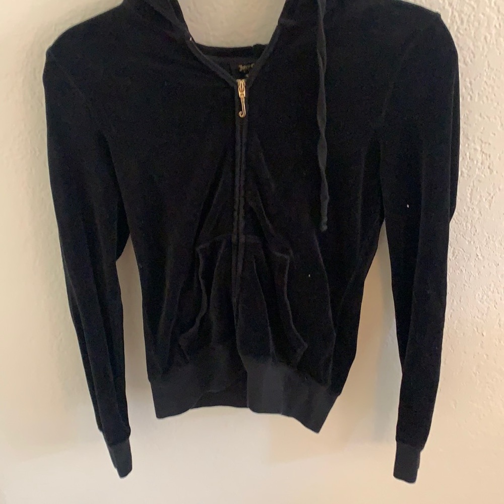 Juicycouture velvet zip up
